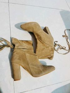 Suede Heeled Boots