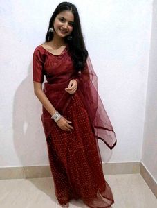 Maroon lehenga choli❤️