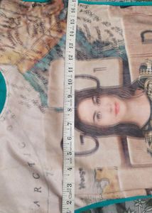 Blur Illusion Sleevless Top/Tshirt (Women)