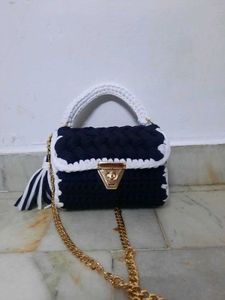 Crochet Handmade Sling Bag For Women And Girls 💫