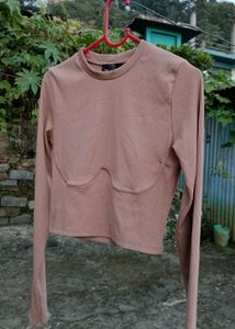 Ribbed Long Sleeve Top