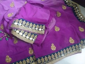 Sadi With Blouse,saree,wedding Wear For women