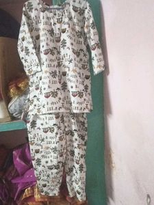 Patterned Pajama Set
