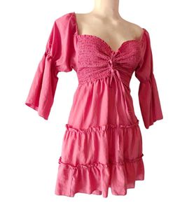 Pink Flared Dress 💗
