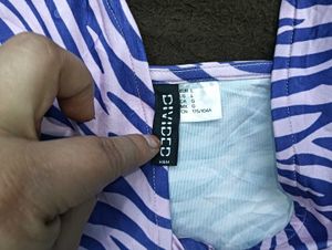 Zebra Print🖤 Bikini big Top