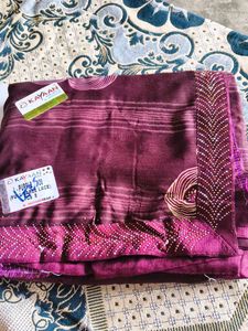 Elegant Purple Saree