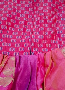 Banarsi Pink Gown Or Anarkali Kurti