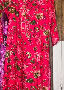 Floral Print Kurta