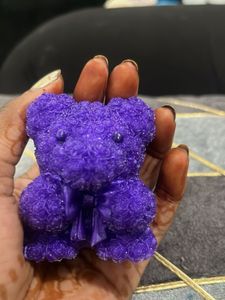 Purple Teddy Bear Decor