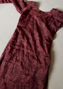 Elegant Maroon Kurta