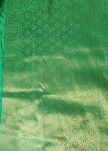 Green &amp; Gold Sari