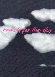 Black &#39;Reach for the Sky&#39; Graphic Tee