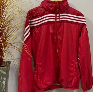 Adidas Red Striped Jacket