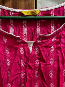 Pink Colour Kurta