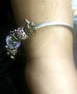 Silver Tone Charm Bracelet
