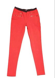 AND  Zipped Skinny Treggings Coral