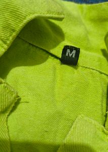 Neon Denim Jacket 💚