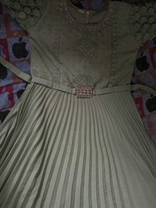Elegant Sage Green Dress