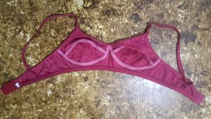 Burgundy Bra