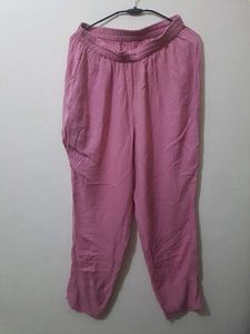 Pink Casual Pants