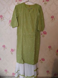 🔴Sale :- Cotton Kurta Palazzo Set