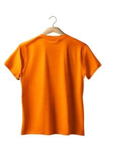 💥New Men&#39;s Premium Solid Cotton Orange T-shirt