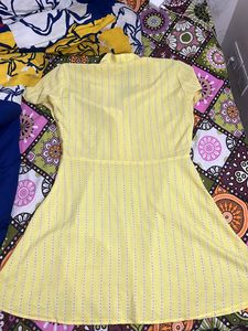 Yellow Shirt Dress