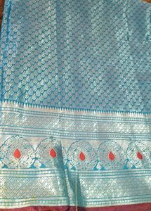 Half Pattu Saree...with Stiched Blouse