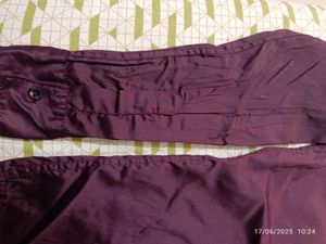Stylish Purple Shirt(large Slimfit)