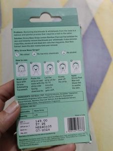 Sirona Bamboo charcoal Nose Strips Pack Of 4