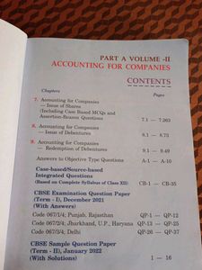 Accountancy Textbook - Class XII, Part A Vol II