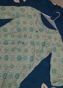 Everyday Daily Wear Light Green Kurta Kurti