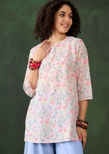 Floral Print Kurta