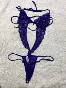 Baci Purple Lace Bodysuit