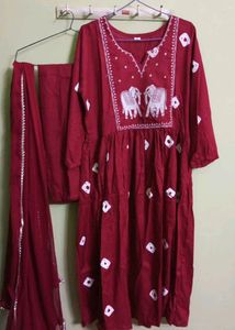 New/Unused Jaipuri Print Kurta Set