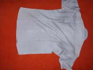 Vintage Blue Short Sleeve Button-Down Shirt