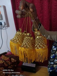 Floating Lantern (आकाशकंदील) Available In Silver And Gold Two Colours....Most Beautiful Looks For Decoration Purpose..For Diwali...
