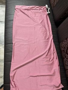 Pink Satin Skirt