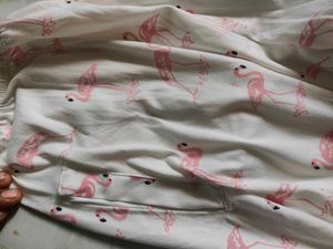 Cute Flamingo Print Pajama Set