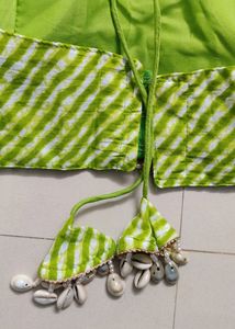 Lemon Green Colour Blouse