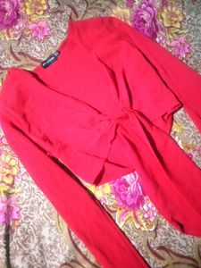 Red Hot Tie Top
