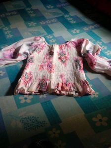 Floral Smocked Top
