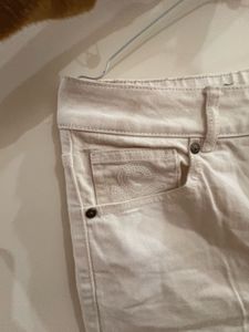 White Wide Legged  Denim
