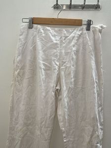 White cotton pant for women