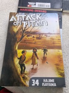 Attack on Titan Manga Set 31- 34