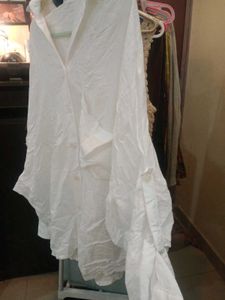Oversized White Button-Down Shirt