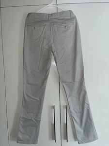 Steel Grey 30 Inch Lycra Stretch Chino