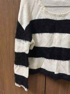 Striped Knit Sweater