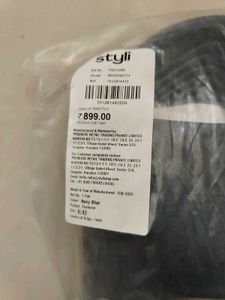 New Unused Styli Blue Men's Slides Size 8