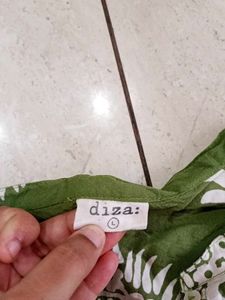 Green Printed Kurta